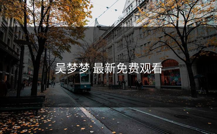 吴梦梦 最新免费观看